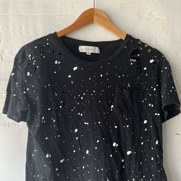 Short Sleeve Distressed T-Shirt - Women's Size Medium / Large - Picture 1 of 3